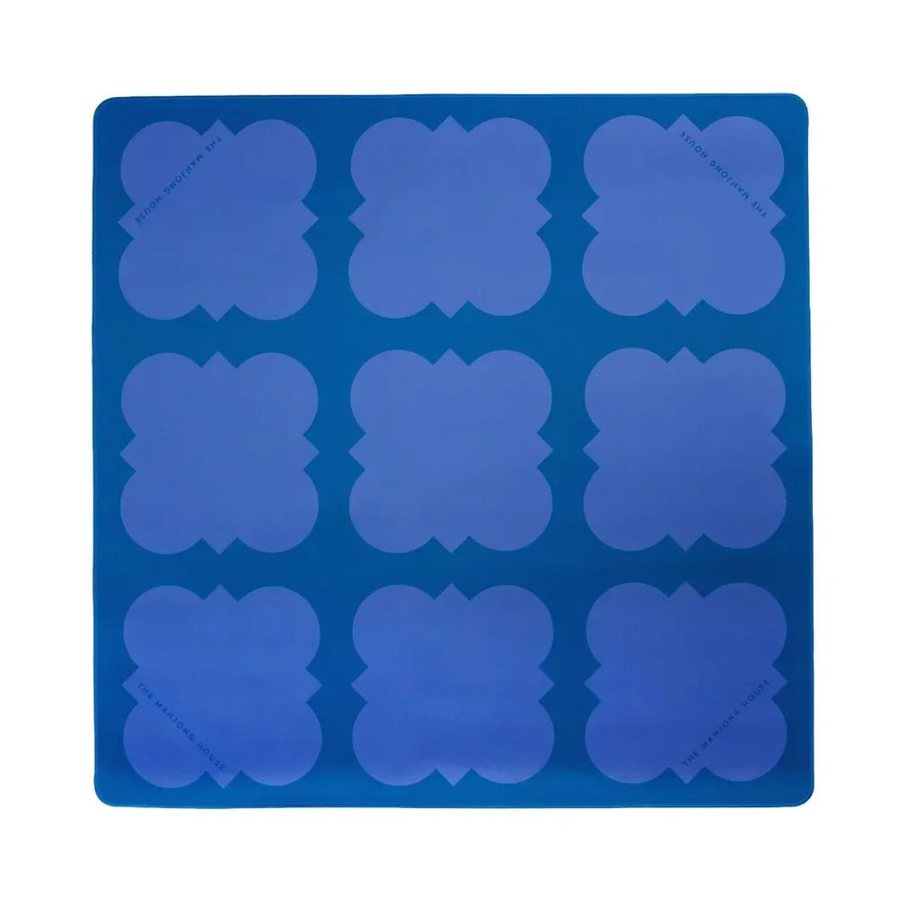 Sapphire Table Double-Sided TRAVEL Mahjong Mat | The Mahjong House