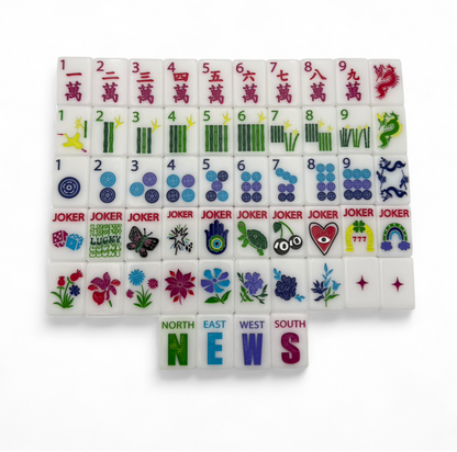 Lucky Charms Bright White tile set overview