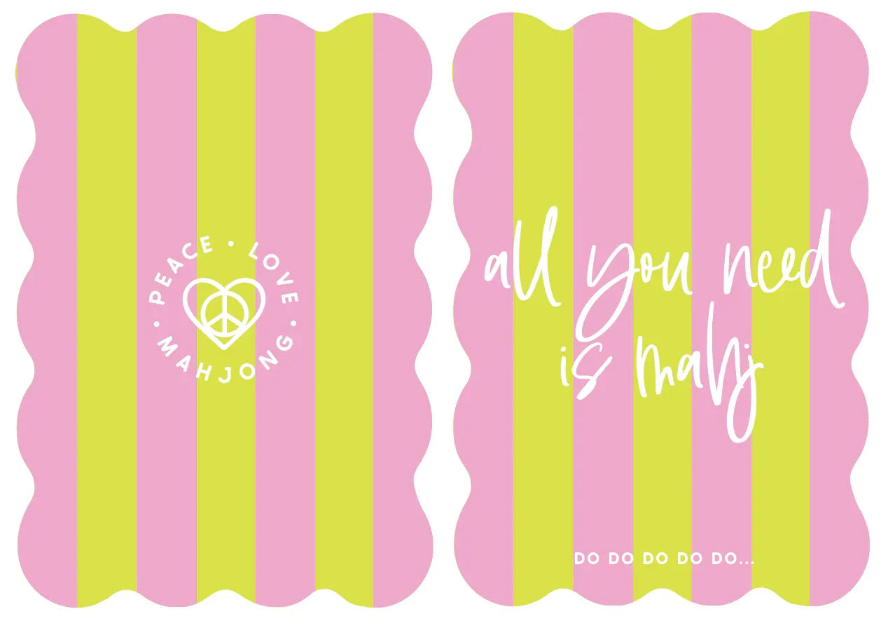 Stripes Mahjong Tile Shufflers | Peace Love Mahjong