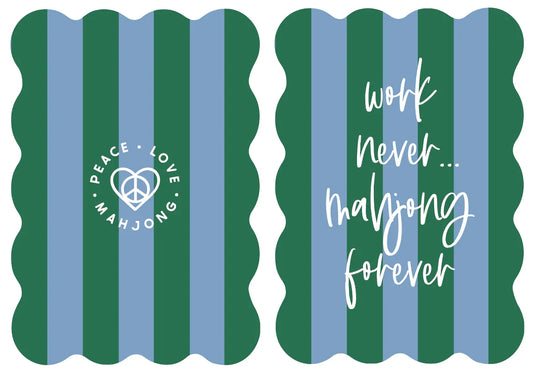 Stripes Mahjong Tile Shufflers | Peace Love Mahjong