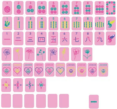 Pretty in Pink Mile High Travel Set | Peace Love Mahjong