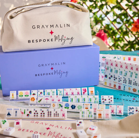 Bespoke X Gray Malin Travel Tiles Kit | Bespoke Mahjong