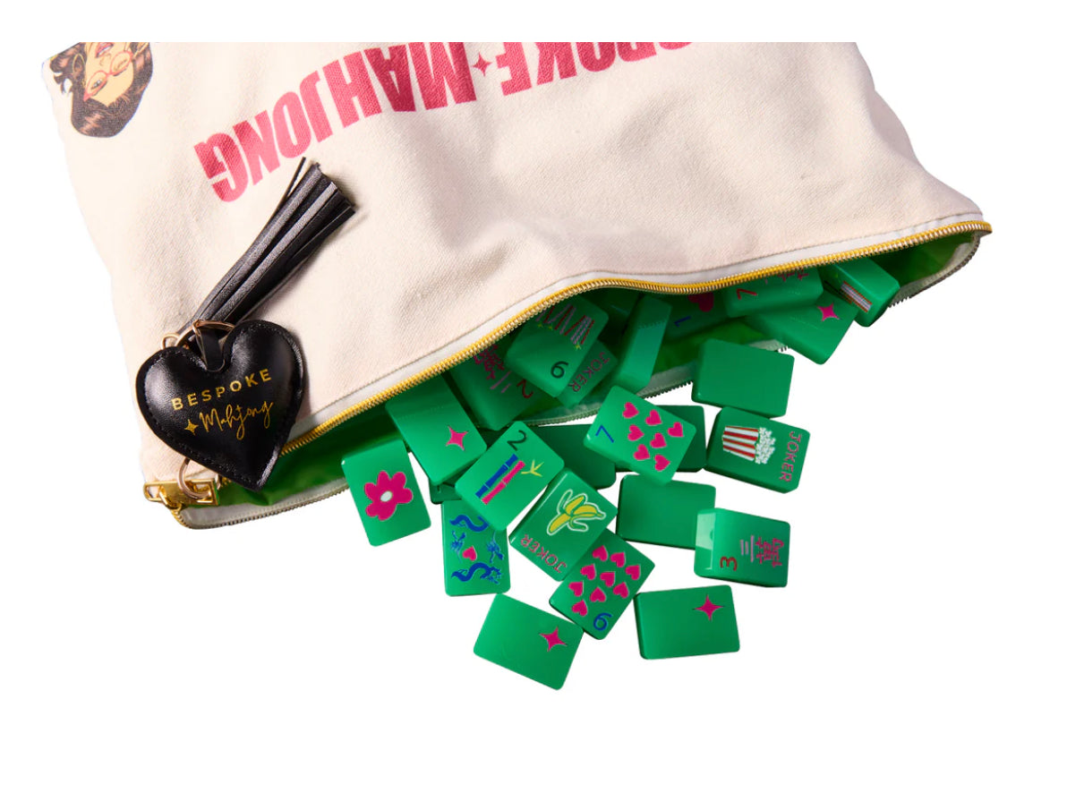 Disco Green Pop Divas Tile Set | Bespoke Mahjong