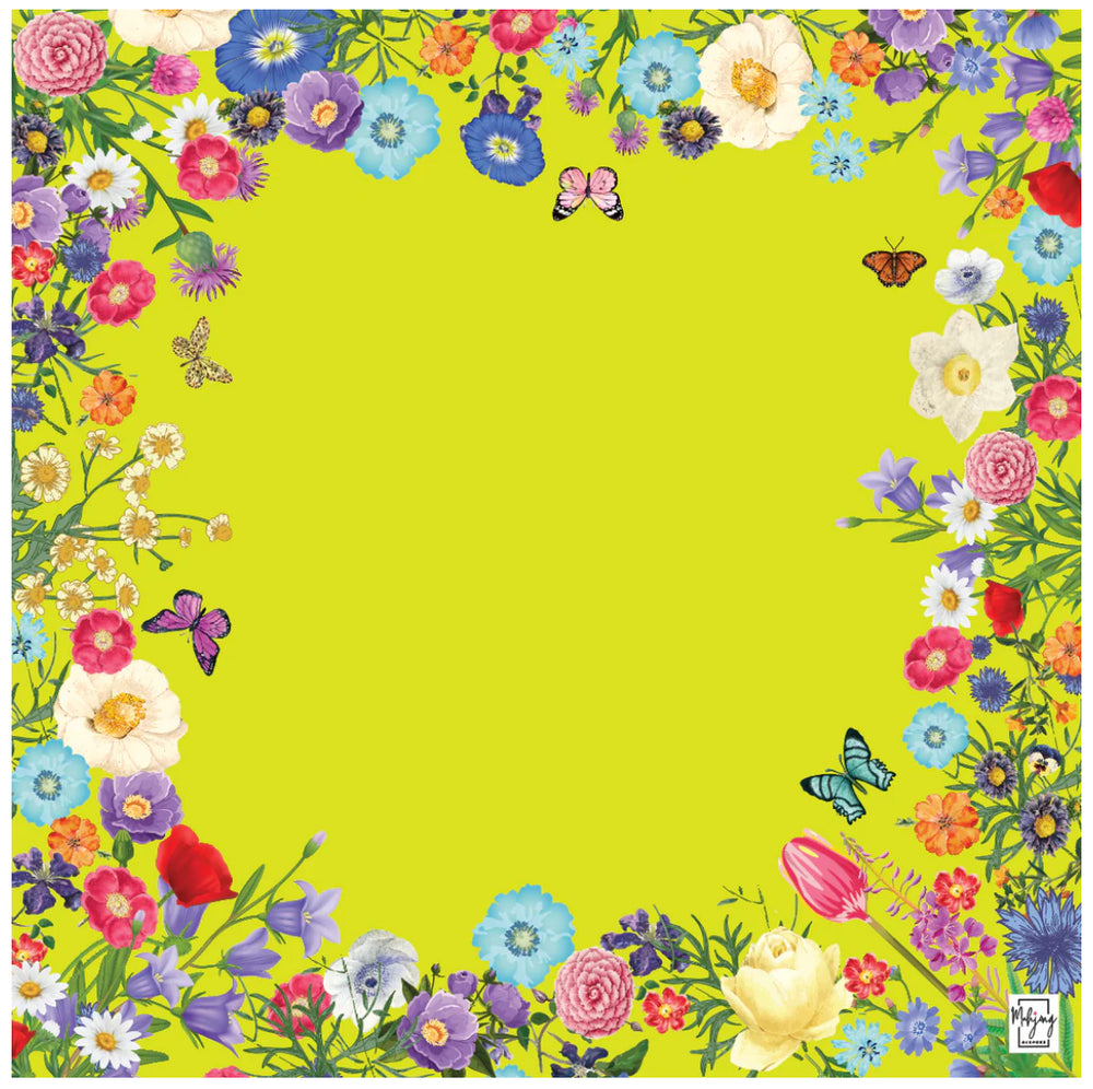 Chartreuse Garden Mahjong Mat | Bespoke Mahjong