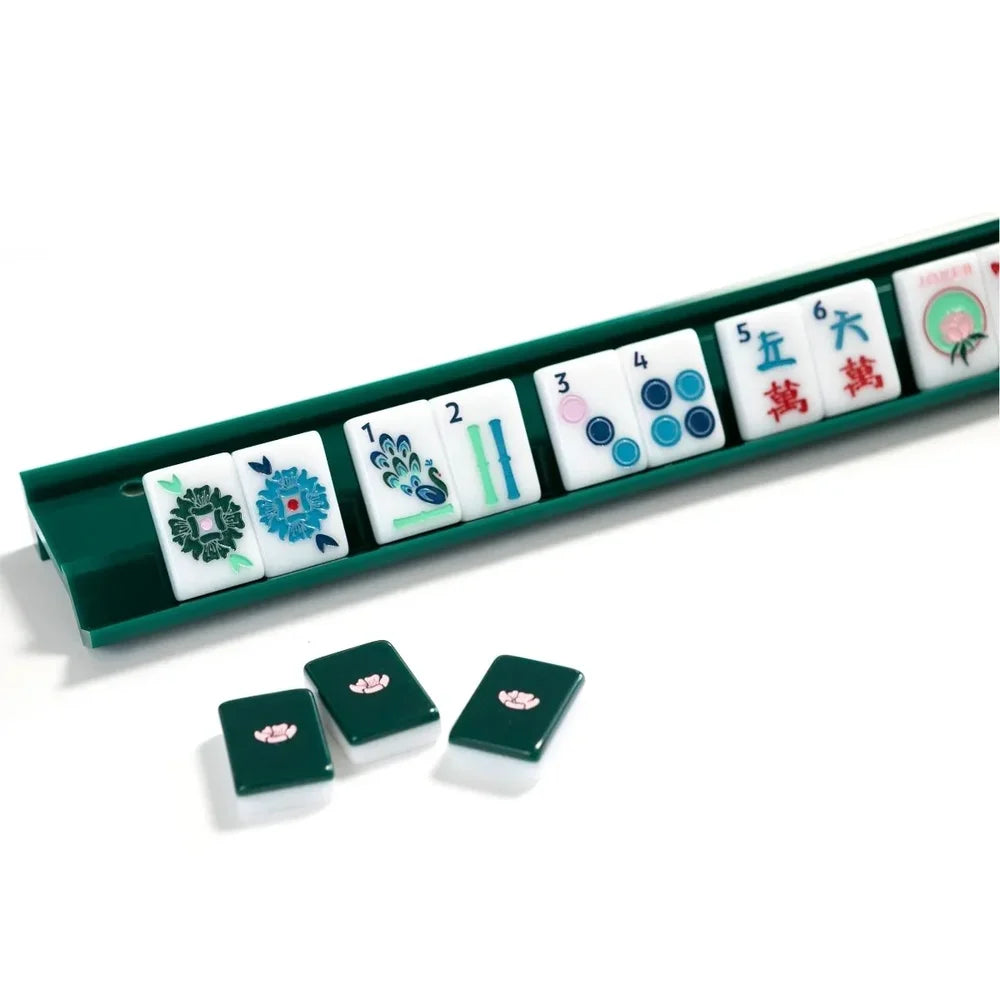 Green Mahjong Racks | The Mahjong House