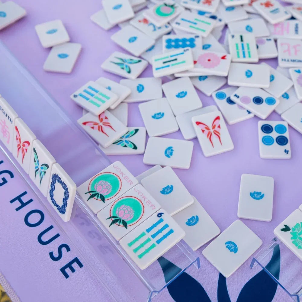 Pale Violet Travel Mahjong Set | The Mahjong House