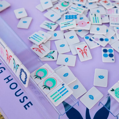 Pale Violet Travel Mahjong Set | The Mahjong House