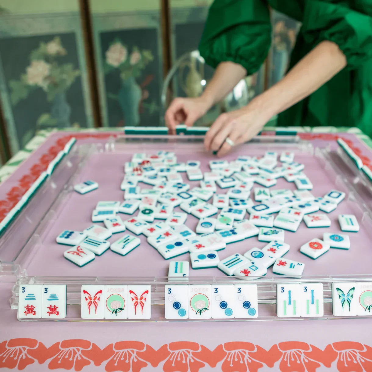 Green House Tile Set | The Mahjong House