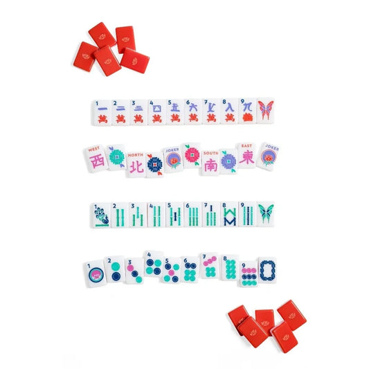 Jewel Ruby The House Tile Set | The Mahjong House