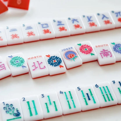 Jewel Ruby The House Tile Set | The Mahjong House