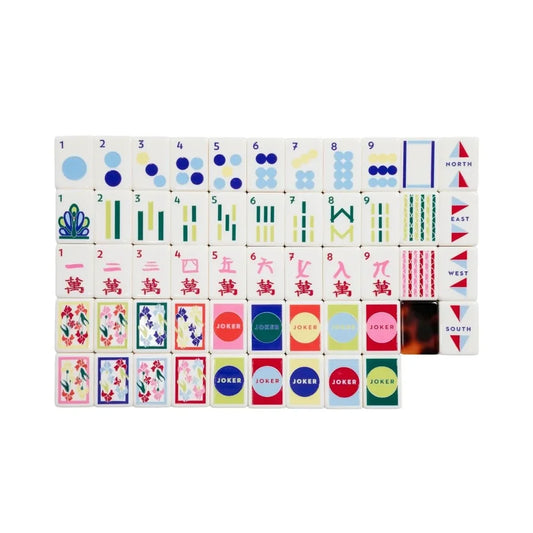 Tortoise & Cream Mod Mahjong Tiles | The Mahjong House