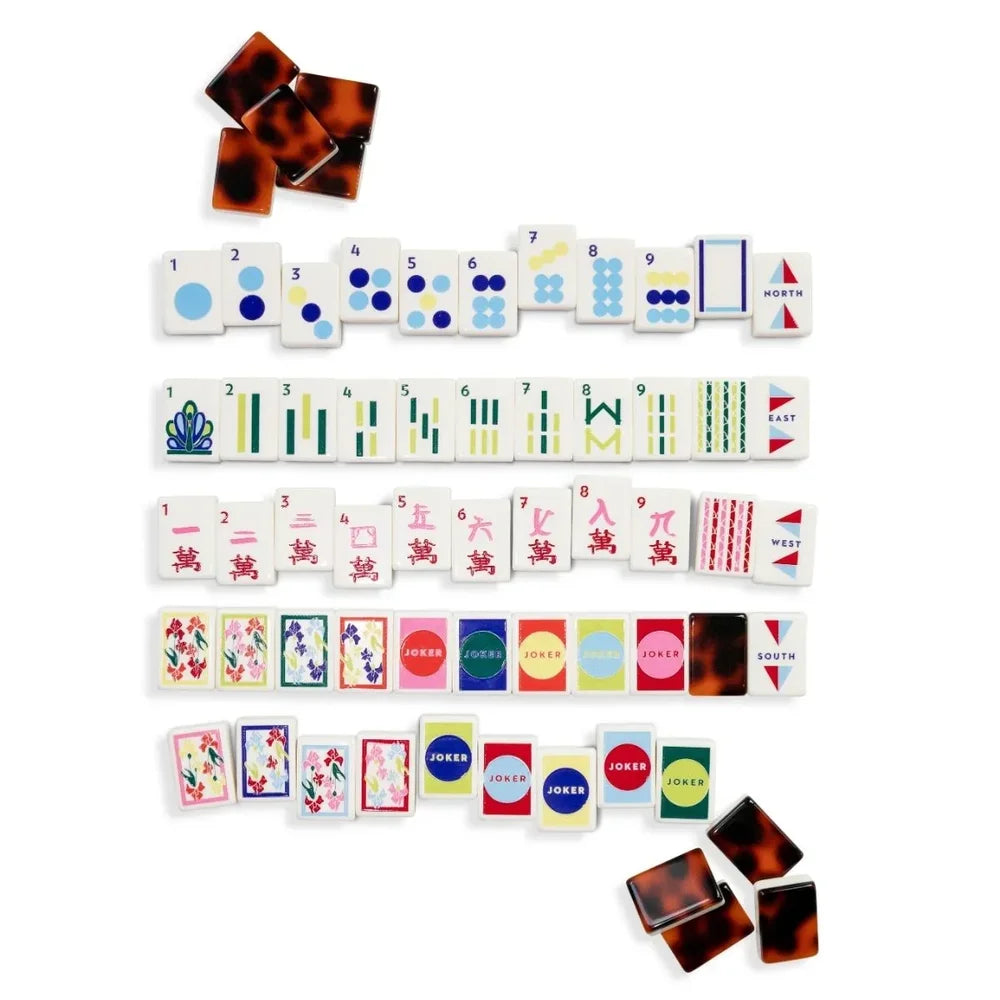 Tortoise & Cream Mod Mahjong Tiles | The Mahjong House