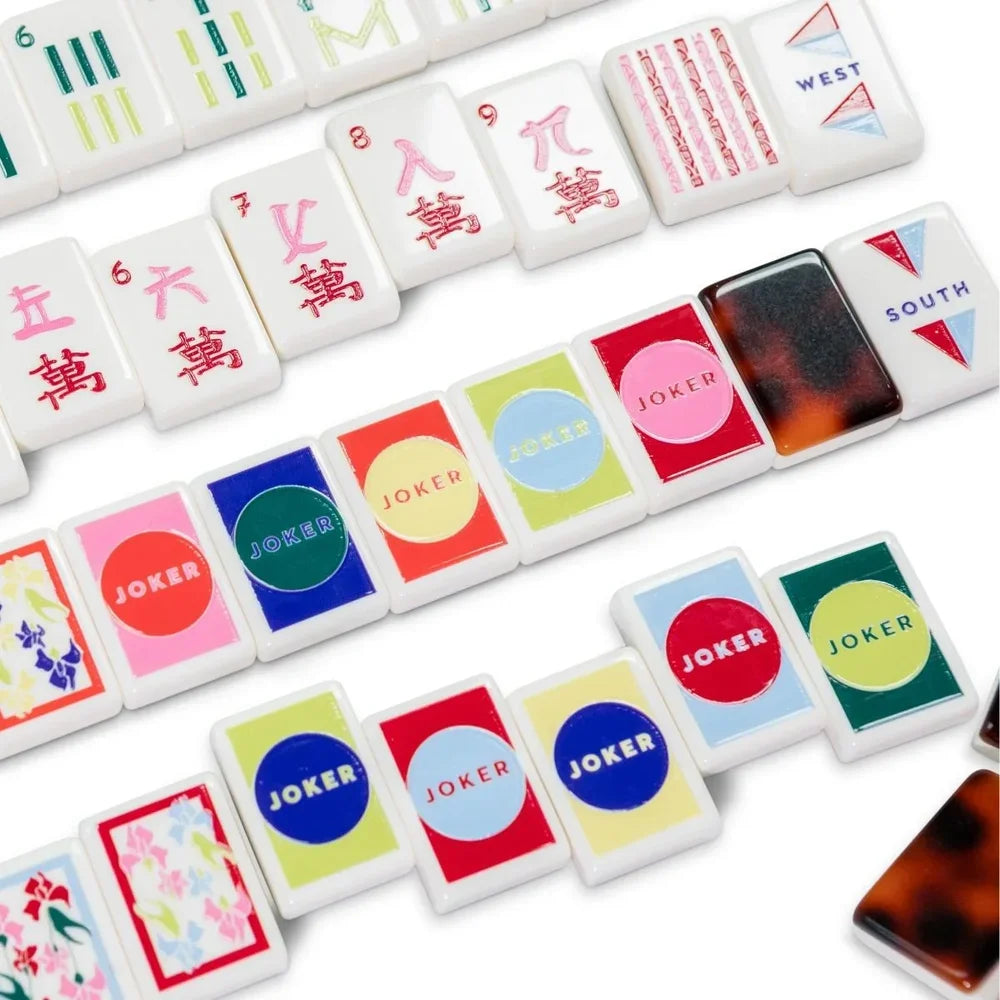 Tortoise & Cream Mod Mahjong Tiles | The Mahjong House