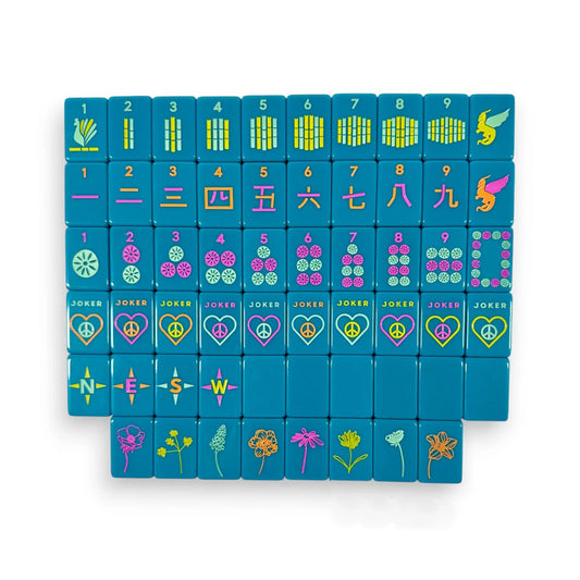 OG Totally Teal Tiles | Peace Love Mahjong