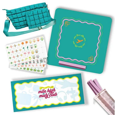 Vibrant Vibes Mile High Mahj Travel Tiles Set | Peace Love Mahjong