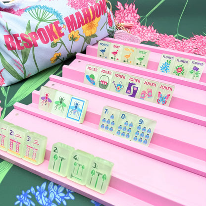 Matcha Pearl Garden Glow Tile Set | Bespoke Mahjong