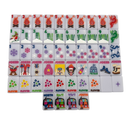 Frosty Lilac The Chalet Tile Set | Bespoke Mahjong