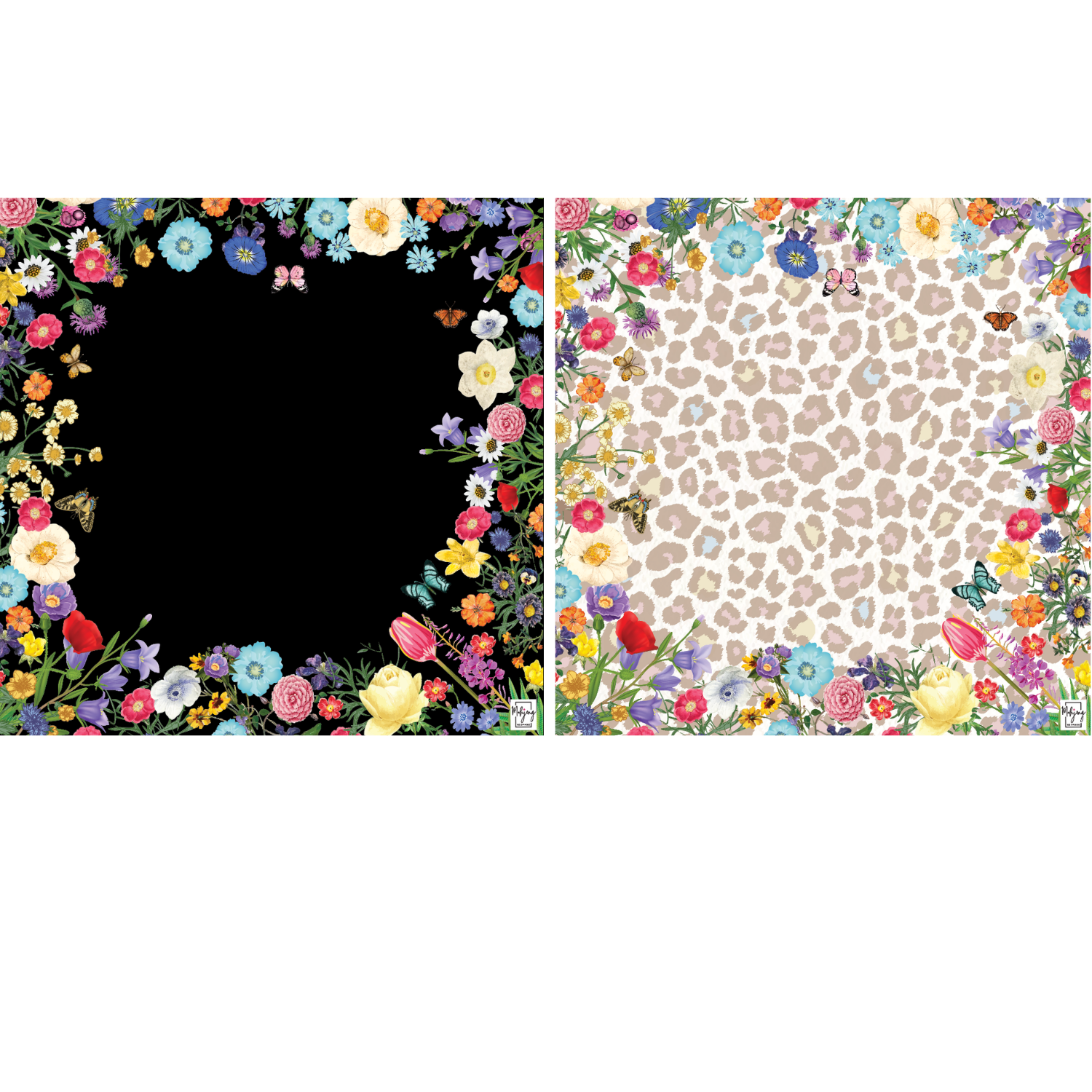 Double-Sided Mat | Double the Fun/Floral Mat