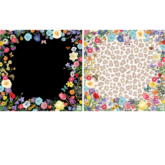 Double-Sided Mat | Double the Fun/Floral Mat
