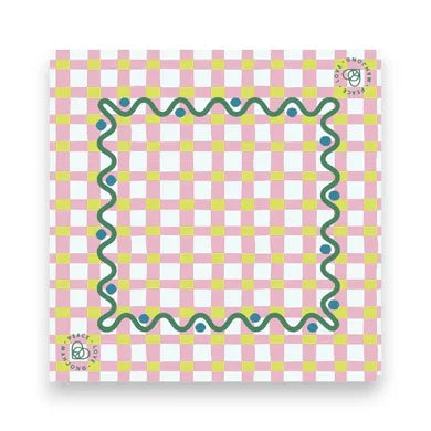 Plaids and Stripes Mahjong Mat | Peace Love Mahjong