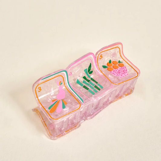 Mahjong Tiles Shape Up Claw Clip | The Darling Effect