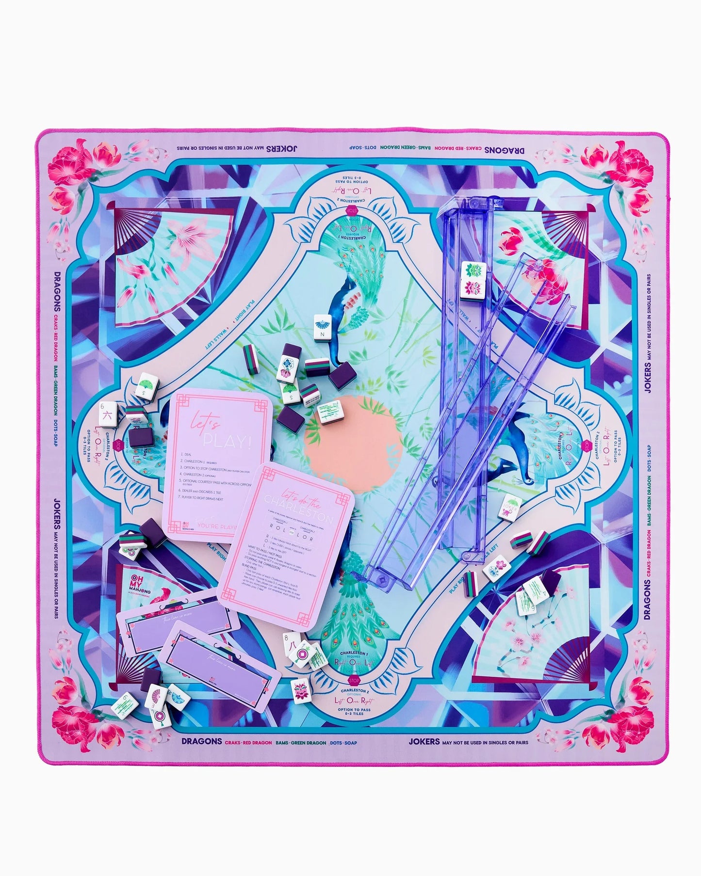 Amethyst Mahjong Mat | Oh My Mahjong