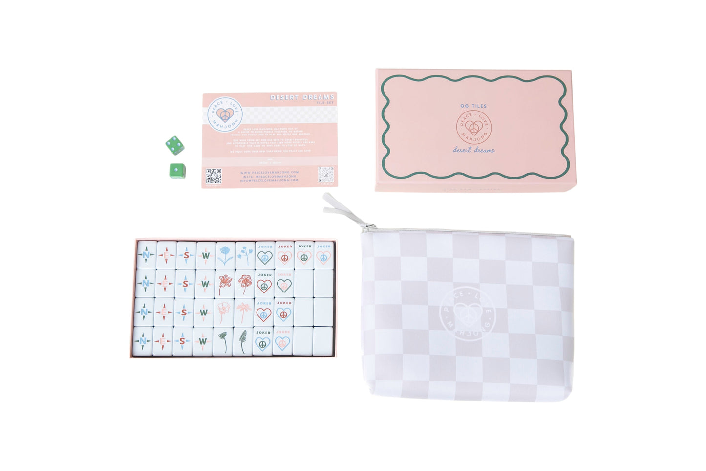 OG Desert Dreams Tiles + Tile Pouch + Dice