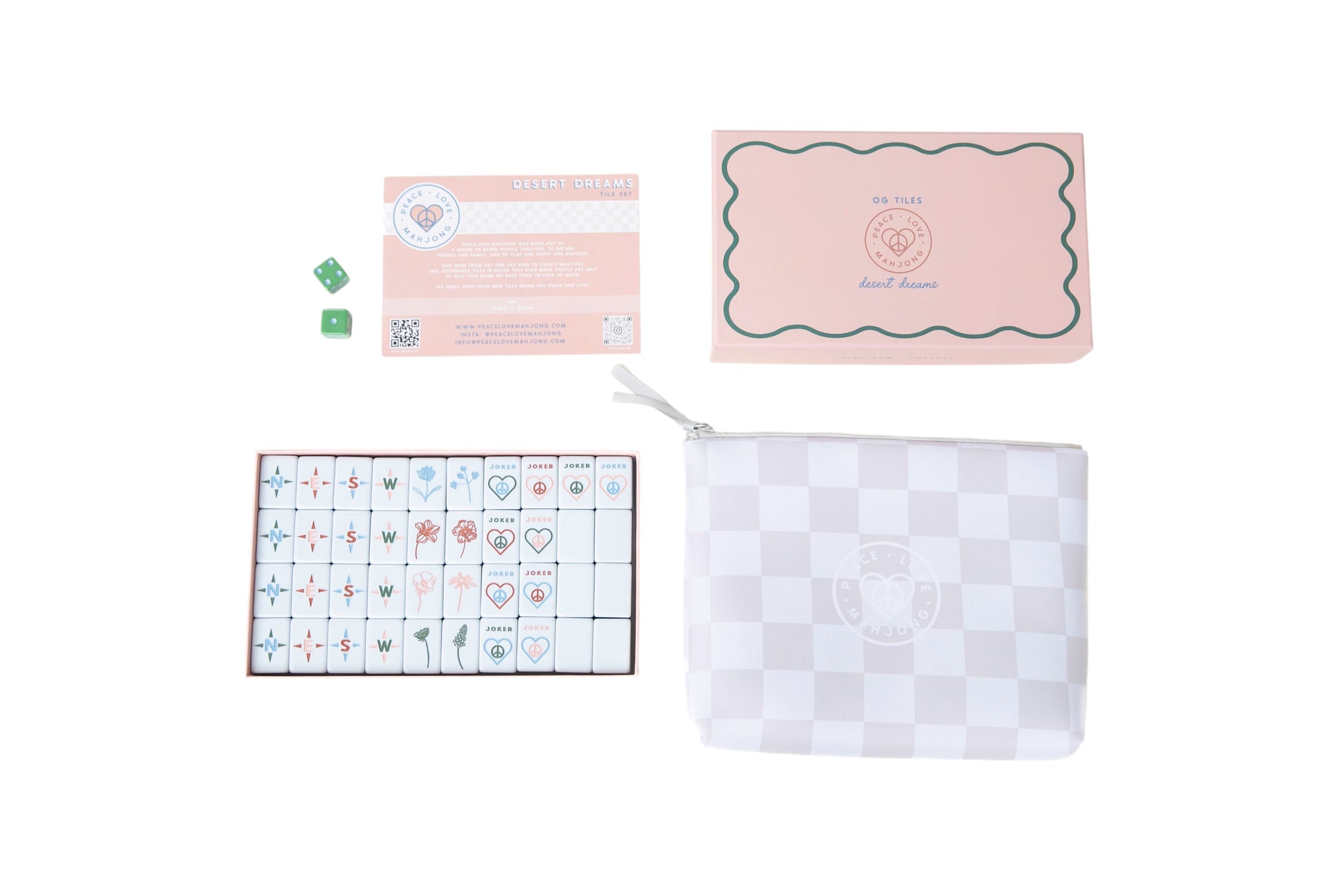 OG Desert Dreams Tiles + Tile Pouch + Dice