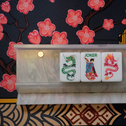 Mother of Pearl Acrylic Racks | Rack It! Mahjong