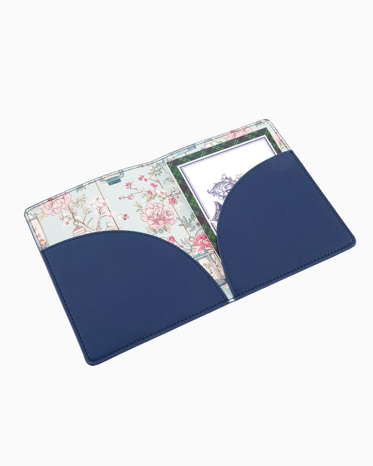 Navy Blue Mahjong Card Folio