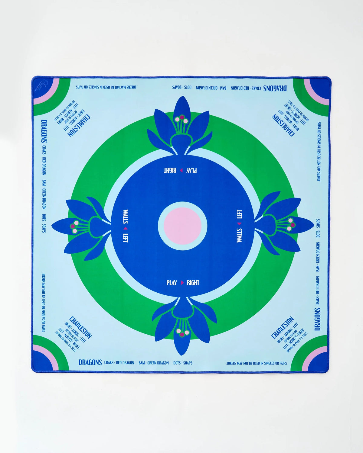 Preppy Soiree Mahjong Mat | Oh My Mahjong