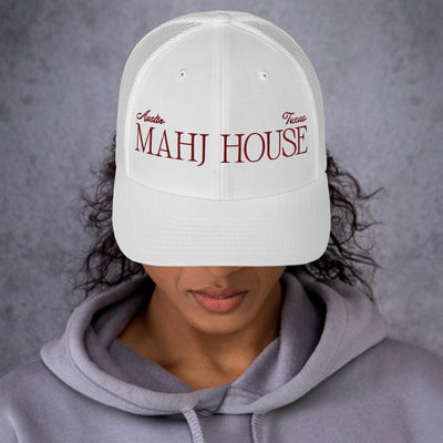 Mahj House Embroidered Trucker Hat