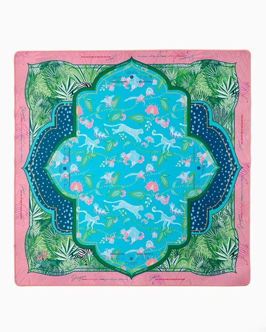 Serengeti Jungle Print Mahjong Mat | OMM x Sheridan French