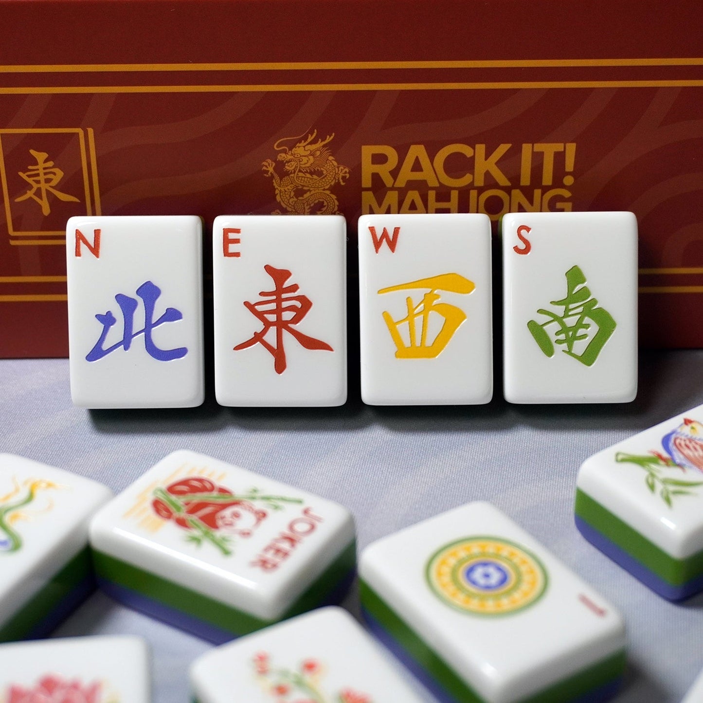 Shanghai Standard Mahjong Tile Set | Rack It! Mahjong