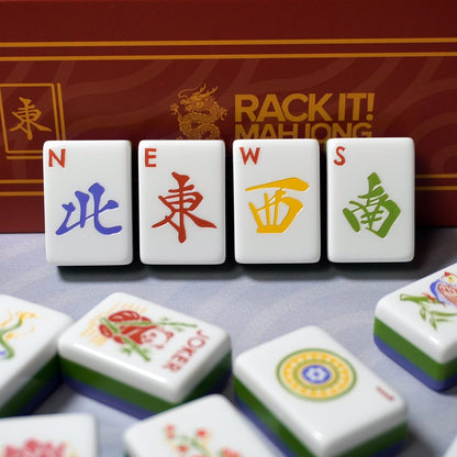 Shanghai Standard Mahjong Tile Set | Rack It! Mahjong