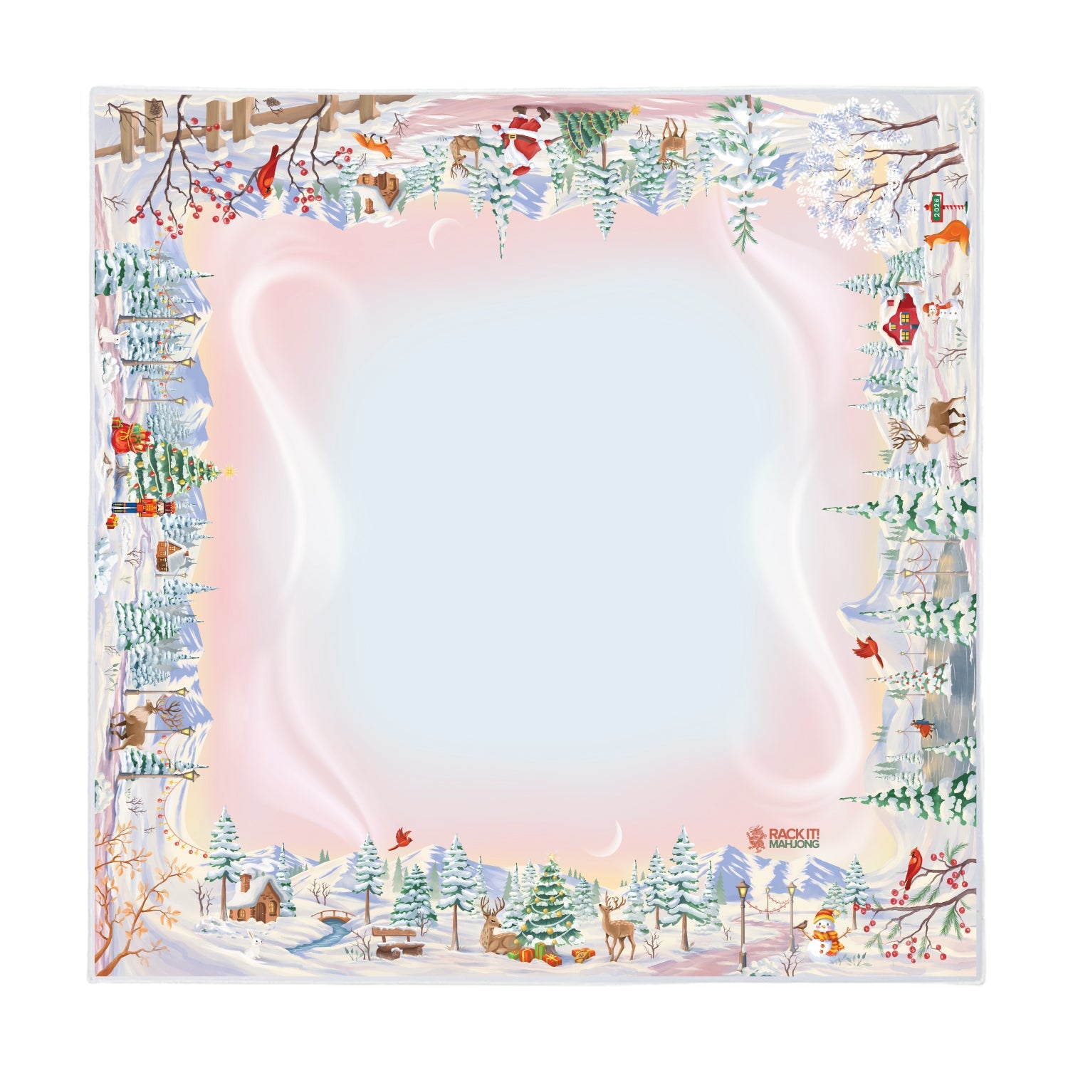 Christmas Town | Terrific Tidings 2026 Mat | Rack It! Mahjong
