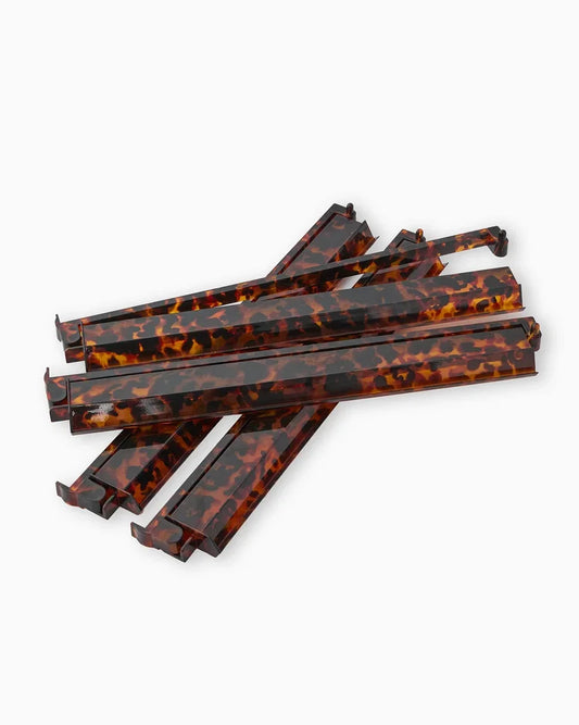 Tortoiseshell Acrylic Mahjong Racks & Pushers (Set of 4) | Oh My Mahjong (OMM)