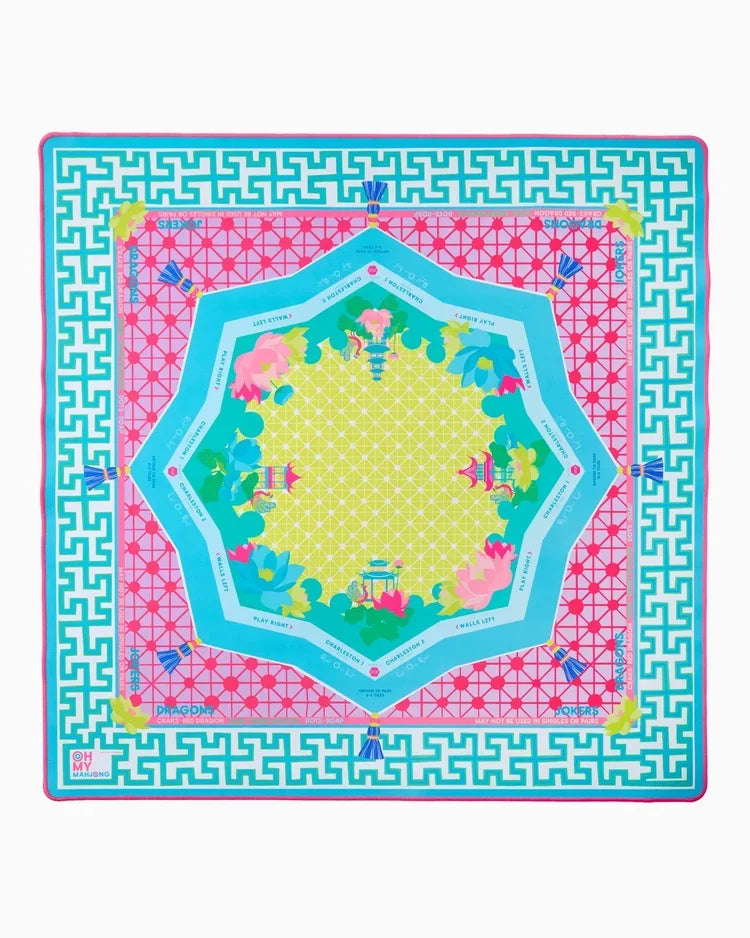 Zen Glow Mahjong Mat | Oh My Mahjong x Colordrunk Designs